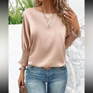 Luxe batwing sleeve blouse